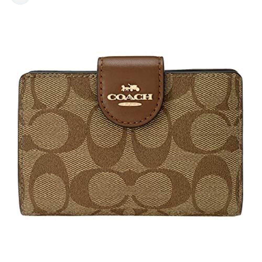 Coach Brown and Tan Wallet